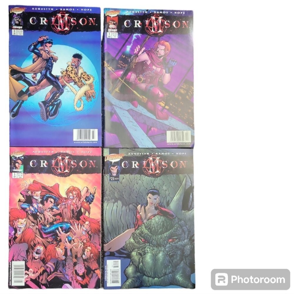 CRIMSON COMIC BUNDLE x4 (#3-#5 ) 1998